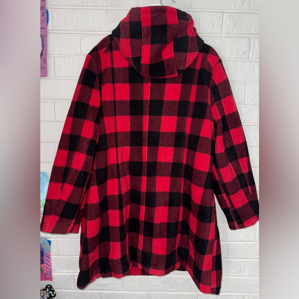 WOMAN WITHIN women’s hooded jacket/coat Sz 22W ✨ - Picture 6 of 8